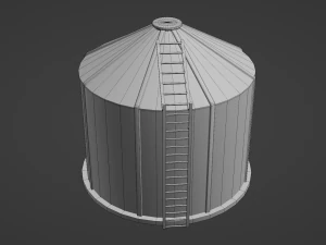 Caixa de gr&atilde;os Modelo 3D