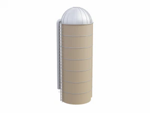 Farm Silo 3D Model