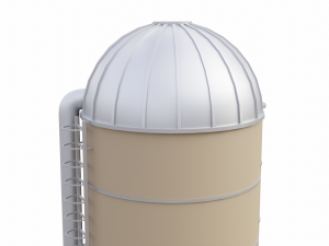 Farm Silo Model 3D