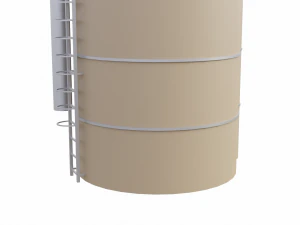 Farm Silo 3D Model
