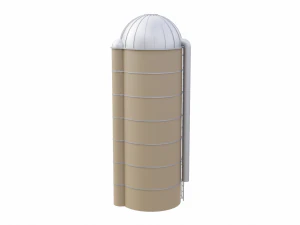 Farm Silo 3D Model