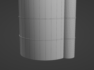 Farm Silo Model 3D