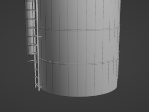 Farm Silo Model 3D