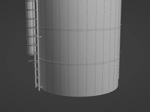 Farm Silo 3D Model