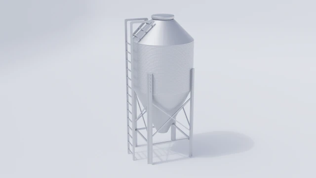 Tramoggia agricola Modello 3D .c4d .max .obj .3ds .fbx .stl .blend 