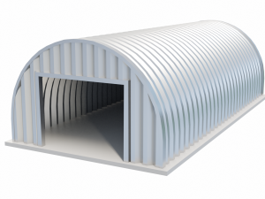 Metal Farm Shed 3D 模型