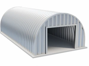 Metal Farm Shed 3D Model