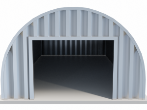 Metal Farm Shed 3D-Modell