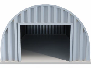 Metal Farm Shed 3D Model