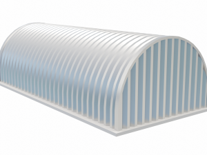 Metal Farm Shed 3D-Modell