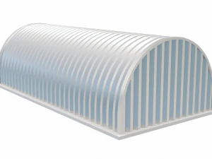 Metal Farm Shed 3D Model