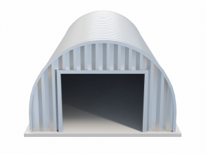 Metal Farm Shed 3D-Modell