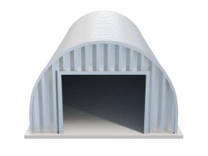 Metal Farm Shed 3D Model