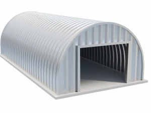 Metal Farm Shed 3D Model