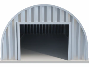 Metal Farm Shed 3D Model