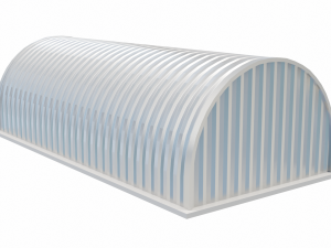 Metal Farm Shed 3D-Modell