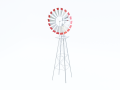 Metal Frame Windmill Modello 3D