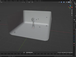 Metal Frame Windmill 3D Model