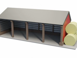Farm Building Collection 2 3D Model