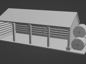 Farm Building Collection 2 3D Model