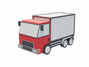 Box Truck 3D 모델