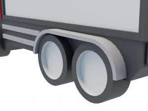 Box Truck 3D Model