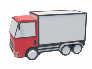 Box Truck 3Dモデル