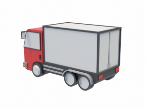 Box Truck 3Dモデル
