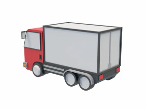Box Truck 3D Model