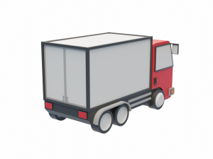 Box Truck 3Dモデル