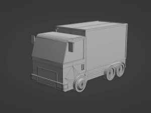 Box Truck 3D Model