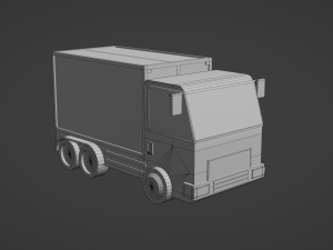 Box Truck 3Dモデル