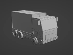 Box Truck 3D Model