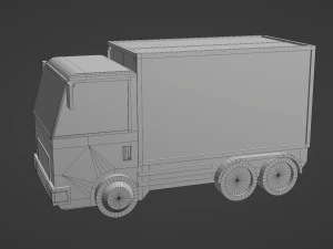 Box Truck 3D Model