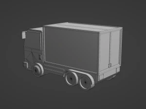 Box Truck 3D Model