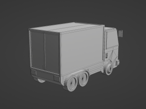 Box Truck 3Dモデル