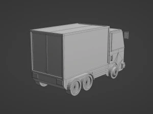 Box Truck 3D Model