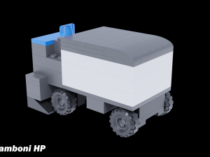 Lego Zamboni 3D मॉडल