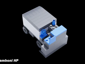 Lego Zamboni 3D Model