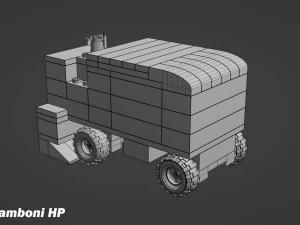 Lego Zamboni 3D Model