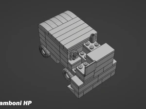 Lego Zamboni 3D Model