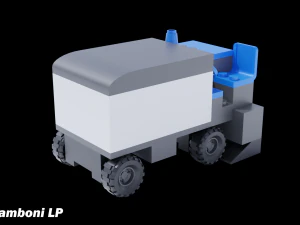 Lego Zamboni 3D Model