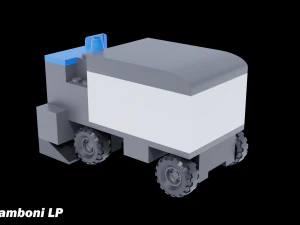Lego Zamboni 3D Model