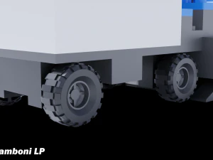 Lego Zamboni 3D Model