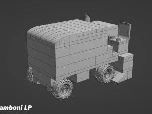Lego Zamboni 3D Model