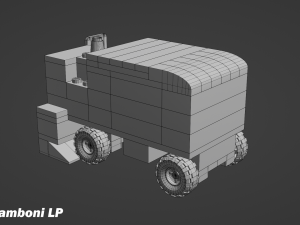 Lego Zamboni 3D मॉडल