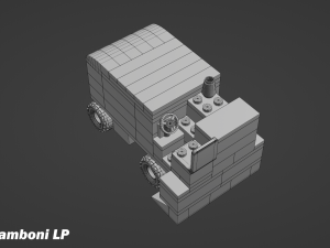 Lego Zamboni 3D मॉडल