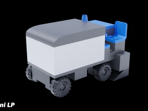 Lego Zamboni 3D Model