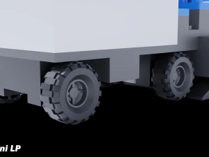 Lego Zamboni 3D Model
