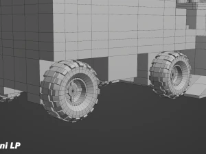 Lego Zamboni 3D Model